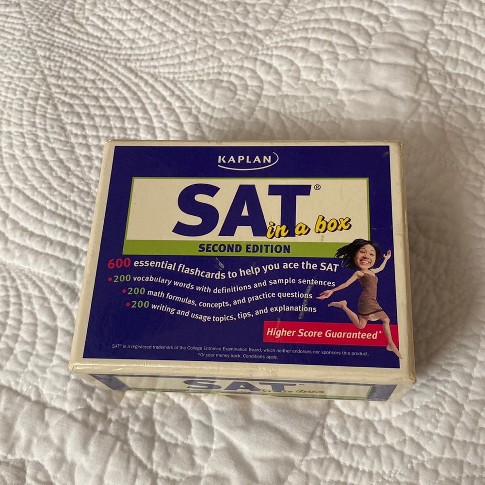 SAT study flash cards